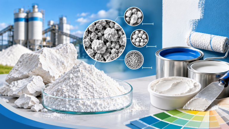 Particle Size in Calcium Carbonate and Its Role in the Quality of Paints and Putty